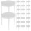 300pcs Disposable Pizza Stands Tripod Stack Protectors 11