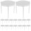 300pcs Disposable Pizza Stands Tripod Stack Protectors 1