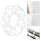4packs Plastic Binder Rings for Books Flash Cards Calendars 3