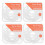 4packs Plastic Binder Rings for Books Flash Cards Calendars 11