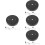 4Ensembles Plaques De Plafond Métal Noir Pour Maison 6