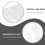 1pc Six Grids Square Fast Food Plate 8