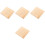4pcs Clay Doll Wooden Base Display Board 5