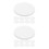 20pcs Clear Acrylic Circles Plastic Discs for Craft Frame Painting 6