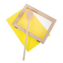 2sets Wooden Paper Making Frame with Hammer Base Plate