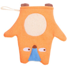 Baby Cartoon Bathing Gloves Animal Shape Towel Fox