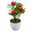 3Pièces Composition Fruit Faux Rouge En PVC Pour Décoration Table 2