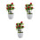 3Pièces Composition Fruit Faux Rouge En PVC Pour Décoration Table 9