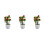 3Pièces Composition Fruit Faux Rouge En PVC Pour Décoration Table 5