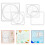 1set Math Functions Drawing Stencil Engineering Ruler School Supplies 2