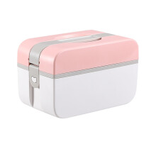 High-Capacity Multi-Functional Medicine Box (Pink, L)