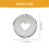 20pcs Plastic Loose Leaf Binder Discs Hollow Expansion Rings 3