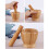 2pcs Kitchen Garlic Press Mortar and Pestle Set S Size 10