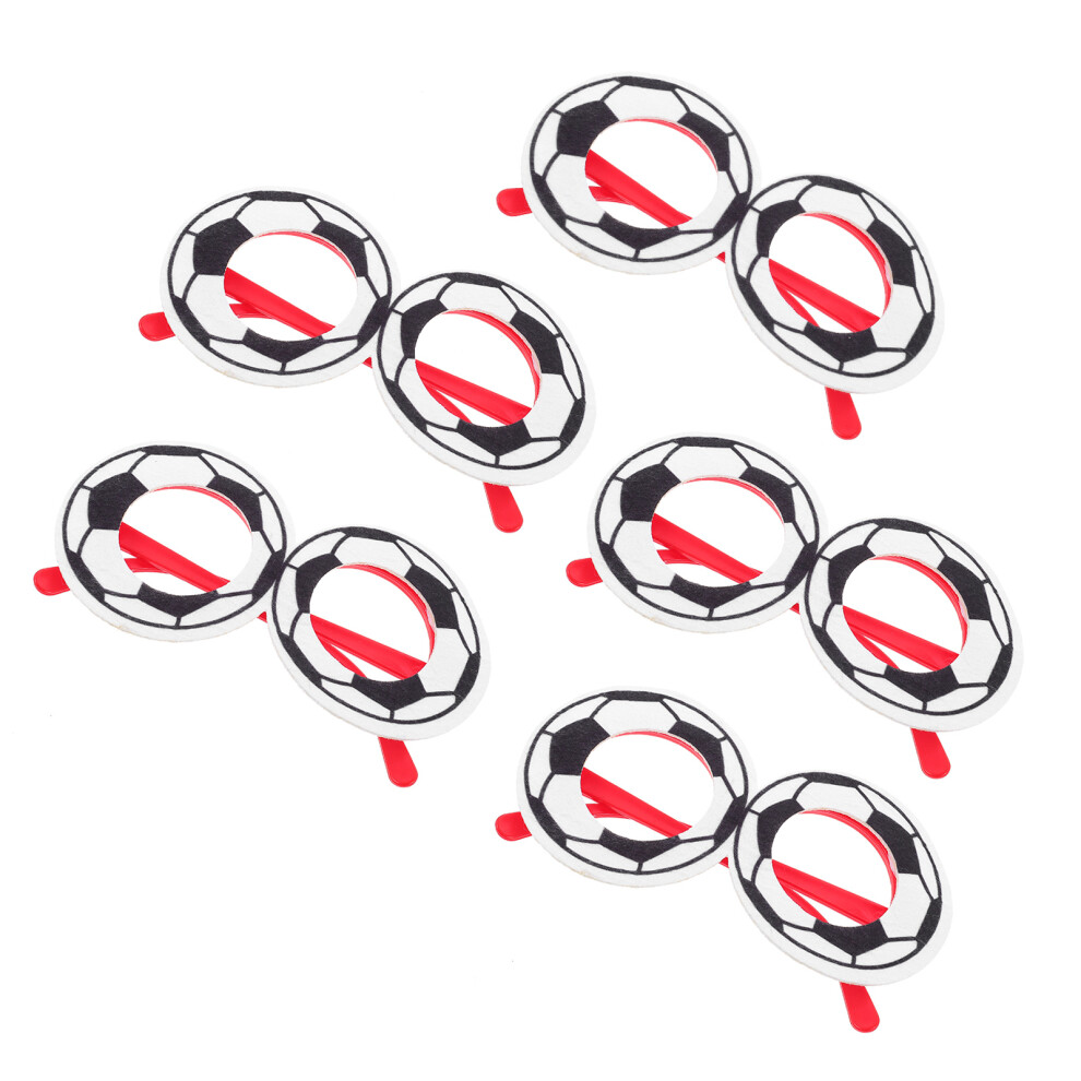 Villcase 25Pcs Qatar Football Game Glasses Party Supplies
