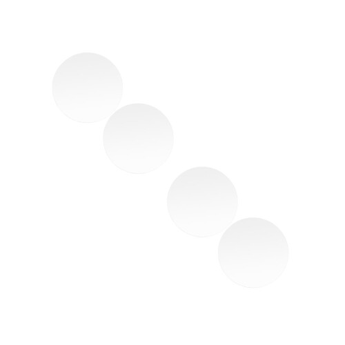 4pcs Clear Acrylic Circle Discs Transparent Round Sheets 2