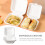 50pcs Takeout Packaging Boxes Snack Wrapping Hamburgers 10