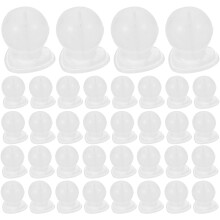 50pcs Silicone Earring Backs for Studs