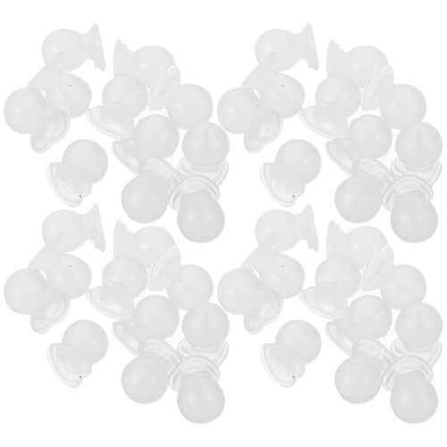 50pcs Silicone Earring Backs for Studs 2