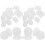 50pcs Silicone Earring Backs for Studs 7