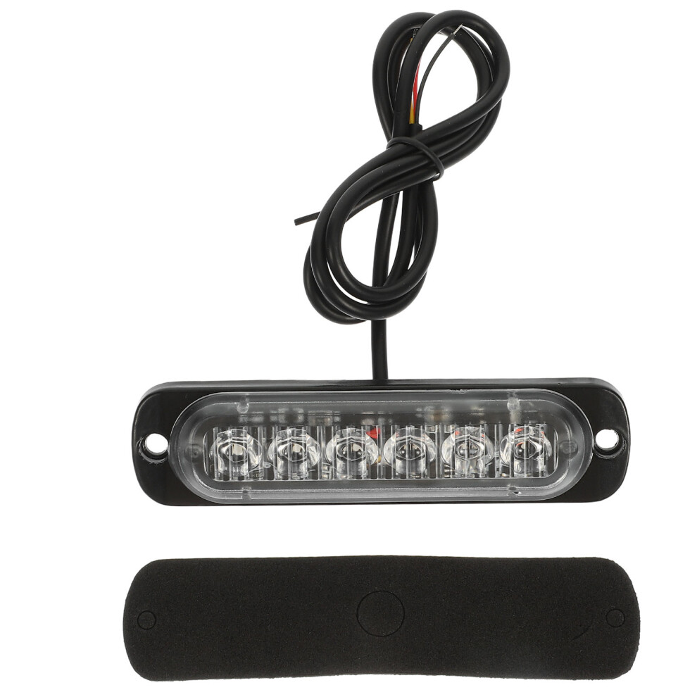 18W 12-24V 6Led Strobe 18Modes Ultra-Thin Warning Light 3174223463076