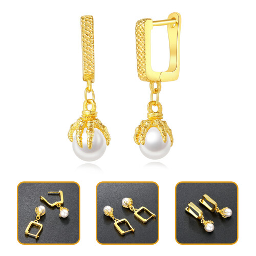 1pair Hip Hop Claws Stud Earrings 2