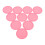 10pcs Plastic Ice Hockey Pucks Table Accessories 9