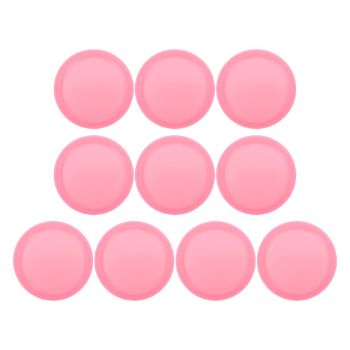 10pcs Plastic Ice Hockey Pucks Table Accessories