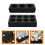 2pcs Coffee Cup Carrier Trays for Takeout Milk Tea Cups 8