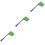 150pcs Polyester Marking Flags for Lawn Yard Ground Irrigation 7