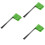 150pcs Polyester Marking Flags for Lawn Yard Ground Irrigation 8