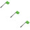 150pcs Polyester Marking Flags for Lawn Yard Ground Irrigation 11