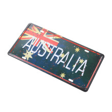 Multi Color Tin Iron Painting Vintage Sign for Home and Bar