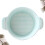 Ceramic Double Ear Baking Bowl Microwave Cake Pan Green 6