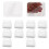 10Pcs Clear Plastic Cake Boxes Pet Food Crisper for Bakery 6