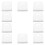 10Pcs Clear Plastic Cake Boxes Pet Food Crisper for Bakery 5