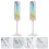 2pcs Party Cups Wine Goblets Wedding Glass Goblets Accessory 2