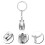 3pcs Urn Key Chain Pendant Mini Container Pet Urn Ornament 10