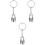 3pcs Urn Key Chain Pendant Mini Container Pet Urn Ornament 3