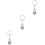 3pcs Urn Key Chain Pendant Mini Container Pet Urn Ornament 5
