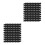 200pcs Headband Rubber End Caps Hair Hoops Replacement 10