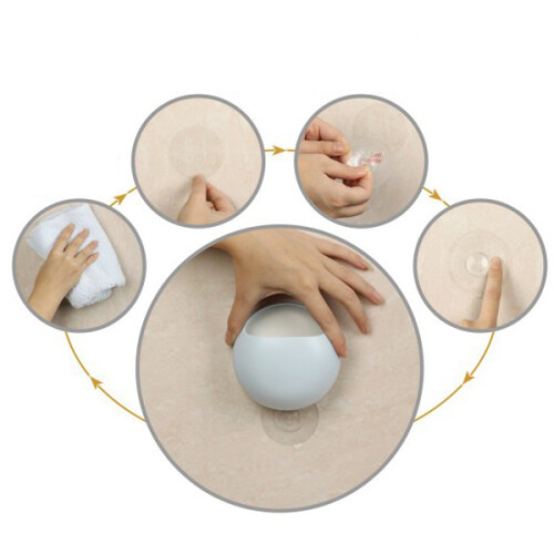 Waterproof -Mounted Toothbrush Holder with Semi-Circle Shape 1