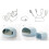 Waterproof -Mounted Toothbrush Holder with Semi-Circle Shape 8
