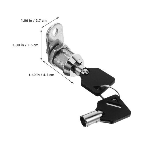1set Tubular Cam Lock for RV Storage Mailbox Toolbox 2