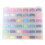 36pcs Empty Colorful Bobbins Spool Sewing Thread with Storage Case 5
