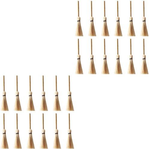 40pcs Mini House Broom DIY Handicraft Model Graduation Project 2