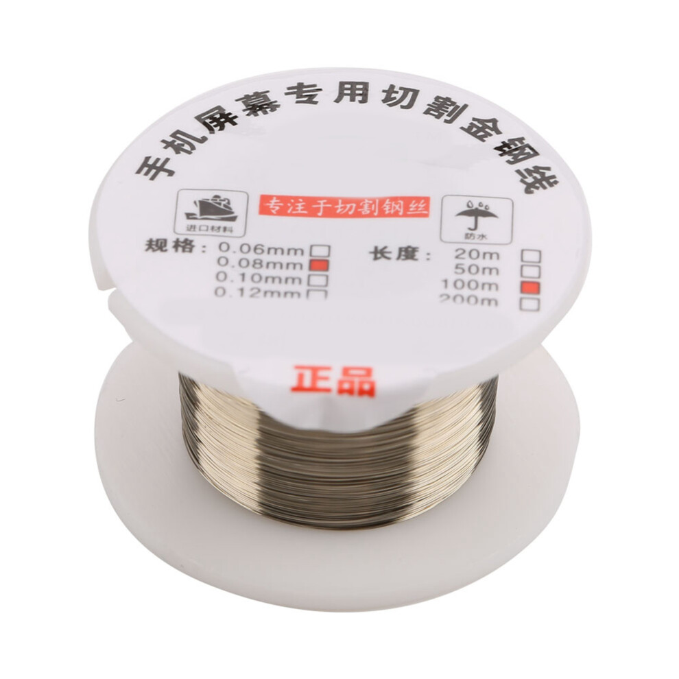 100m Molybdenum Cutting Wire Line for LCD Display