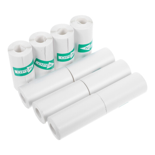 10 Rolls Adhesive Thermal Printer Paper Mini Photo Sticker