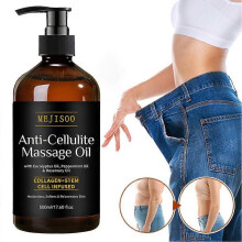 Anti-Cellulite Massage Oil 500mL Magic Body Firming Oil, Natural Cellulite Remover Therapy Skin Tightening Oil for Cellulite & Stretch Marks