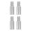 4pcs Broom Extension Pole Adapter Tips 19mm+22mm Aluminum Mop Handle 9