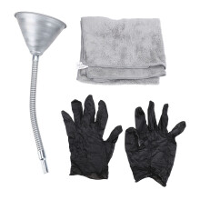 Bendable Spout Funnel with Filter Metal Structure